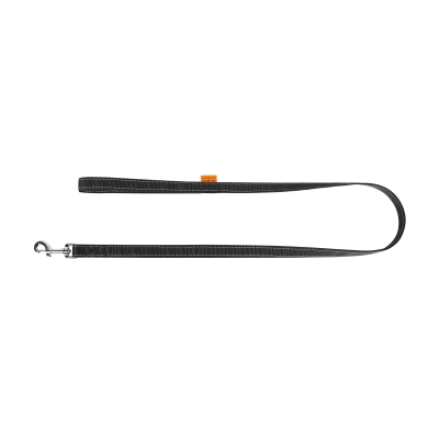 Поводок Collar DOG Extreme 42991 нейлон двойной, черный, 25 мм*1,1 м