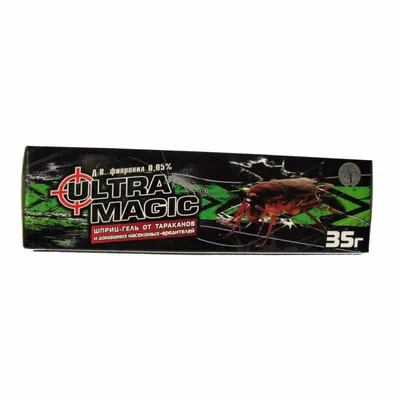 Шприц-гель від тарганів Ultra Magic, 35 г