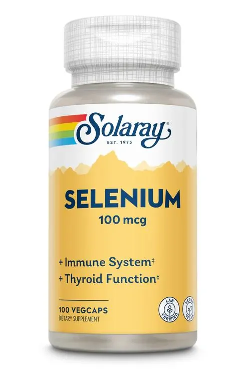 Селен Solaray Selenium 100, 100 веганських капсул