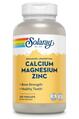 Минеральный комплекс Solaray Calcium Magnesium Zinc, 250 веганских капсул