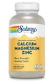 Мінеральний комплекс Solaray Calcium Magnesium Zinc, 250 веганських капсул