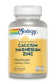 Мінеральний комплекс Solaray Calcium Magnesium Zinc, 100 веганських капсул