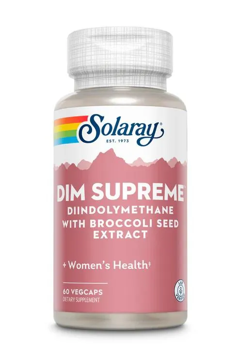 Диіндолілметан Solaray DIM Supreme, 60 веганських капсул