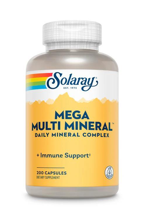 Минеральная добавка Solaray Mega Multi Mineral, 200 капсул