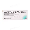 Берлітіон 300 ораль таблетки, в/плів. обол. по 300 мг №30 (10х3)