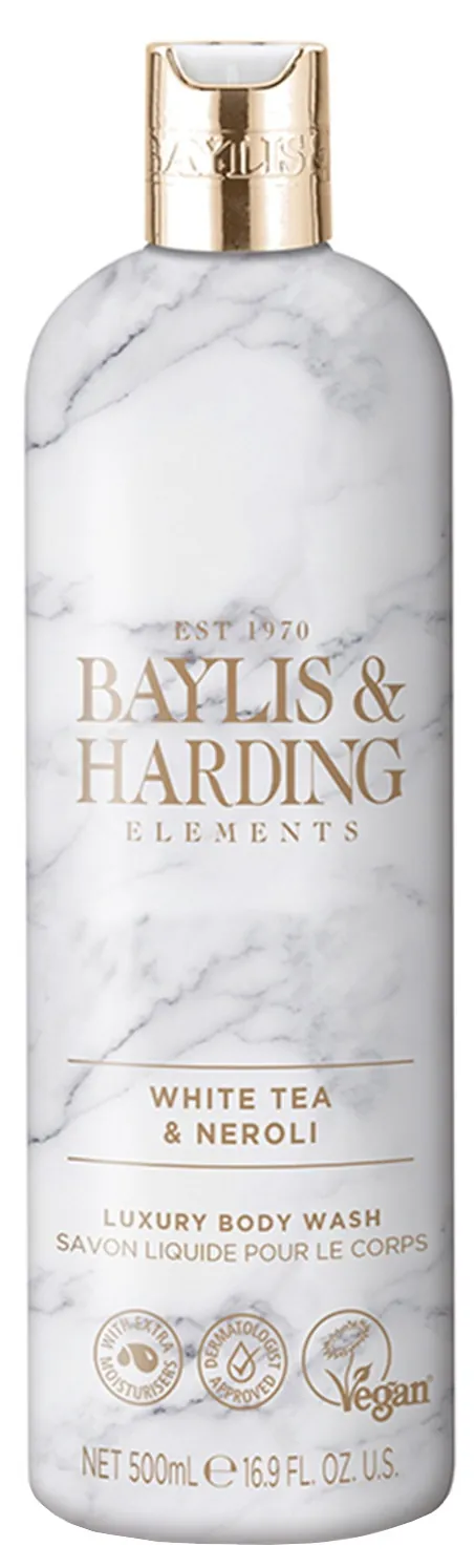 Гель для душу Baylis & Harding Elements парфумований білий чай та неролі, 500 мл