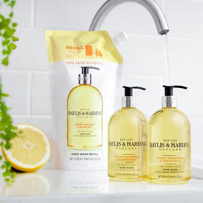 Мыло жидкое Baylis & Harding Мандарин и грейпфрут для рук, 1000 мл