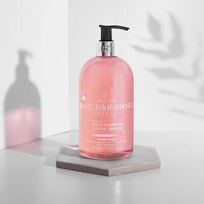 Мыло жидкое Baylis & Harding Ревень и розовый перец для рук, 500 мл