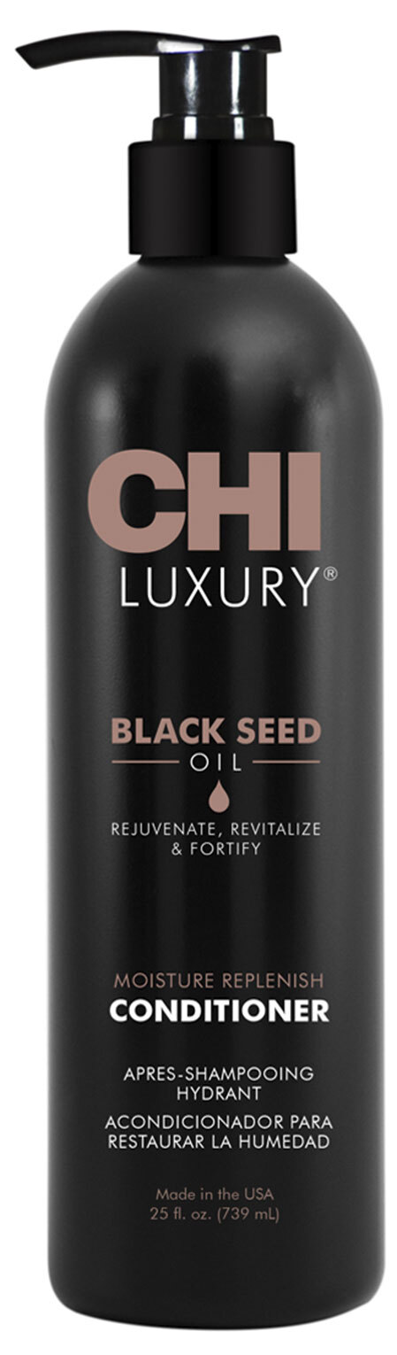 Кондиционер для волос CHI Luxury Black Seed увлажняющий восстанавливающий с маслом черного тмина, 739 мл