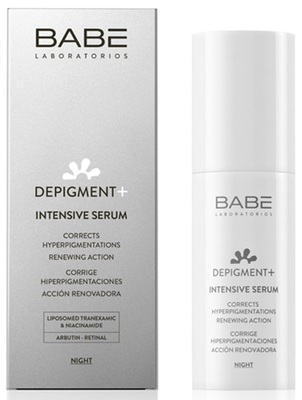 Сыворотка для лица Babe Laboratorios Depigment+ ночная интенсивная против пигментации, 30 мл
