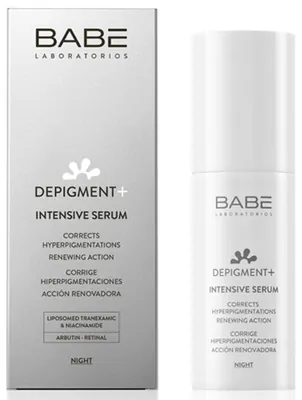 Сироватка для обличчя Babe Laboratorios Depigment+ нічна інтенсивна проти пігментації, 30 мл