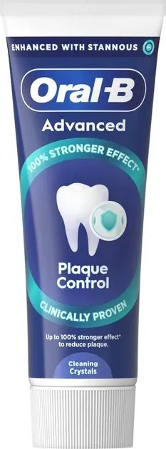 Зубна паста Oral-B Advanced Проти зубного нальоту з очищувальними кристалами, 75 мл