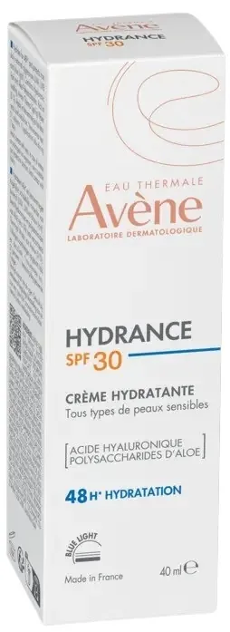 Крем для обличчя Avene Hydrance SPF30 зволожуючий, 40 мл