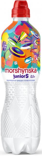 Вода минеральная Моршинская Junior детская негазированная, крышка спорт-кеп, 0,5 л