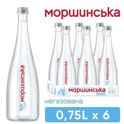 Вода минеральная Моршинская Premium негазированная, стеклянная бутылка, 0,75 л