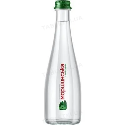 Вода мінеральна Моршинська Premium слабогазована, скляна пляшка, 0,33 л
