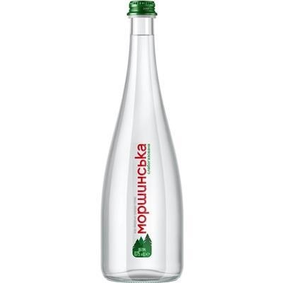 Вода минеральная Моршинская Premium слабогазированная, стеклянная бутылка, 0,75 л
