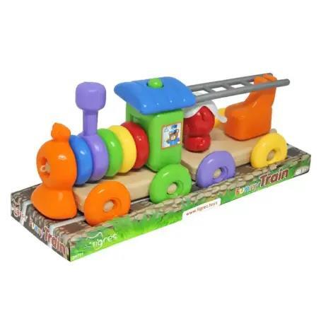 Игрушка развивающая Tigres Funny train 23 элемента