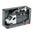Игрушка для детей Tigres Авто Mercedes-Benz Sprinter Бортовой с лафетом белый