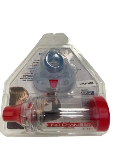 Спейсер (інгаляційна камера) Fisio Chamber Vision KM-1021 з "Fisio" маскою з клапаном для дітей 3-6 років