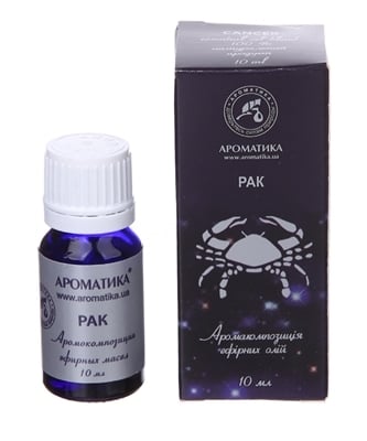 Аромакомпозиция Ароматика Знаки Зодиака Рак, 10 мл