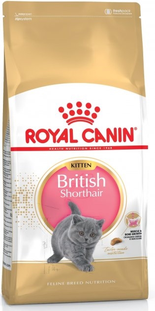 Корм сухой для котят Royal Canin British Shorthair Kitten породы британская короткошерстная до 12 месяцев, 10 кг