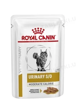 Корм вологий для кішок Royal Canin Urinary S / O Moderate Calorie Cat з проблемами сечовидільної системи, 85 г