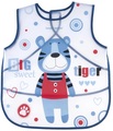 Слюнявчик Canpol babies Puppets, пластмассовый, мягкий, синий, 9/236_blu