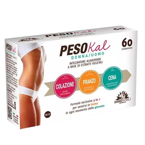 Комплекс Erbenobili Pesokal 3 в 1 для похудения, 60 таблеток