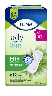 Прокладки урологічні Tena Lady Slim Normal, 12 штук