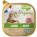 Корм влажный Plaisir Bio Organic Adult Cat Terrine с лососем для взрослых кошек, 100 г
