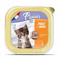 Корм влажный Plaisir Kitten Terrine с курицей и молоком для котят, 100 г