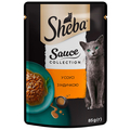Корм влажный для кошек Sheba индейка в соусе, 85 г