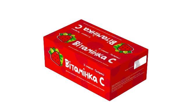 Диетическая добавка Витаминка со вкусом и ароматом клубники, 10 таблеток по 30 г