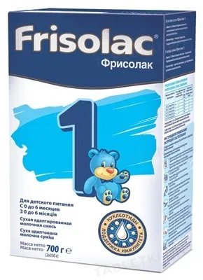 Суміш суха молочна Frisolac для дітей 1 від 0 до 6 місяців, 700 г