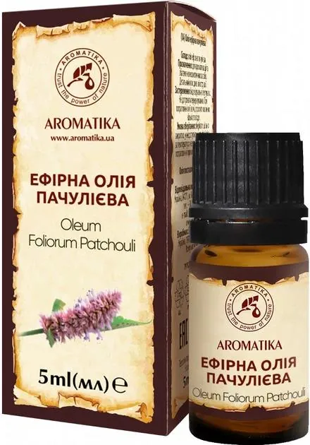 Олія ефірна Ароматика Пачулієва, 5 мл