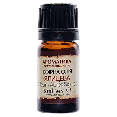 Олія ефірна Ароматика Ялицева, 5 мл