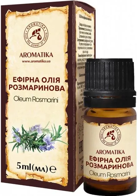 Олія ефірна Ароматика Розмаринова, 5 мл