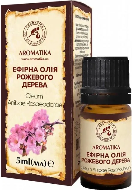 Олія ефірна Ароматика Рожевого дерева, 5 мл