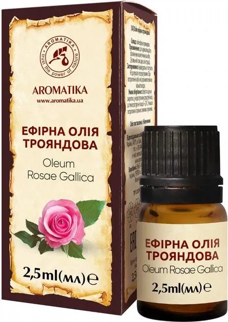 Олія ефірна Ароматика Трояндова, 2.5 мл