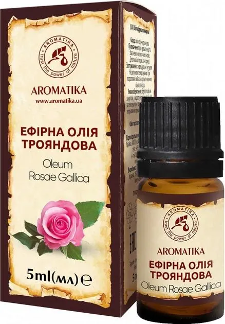 Олія ефірна Ароматика Трояндова, 5 мл