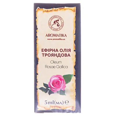 Олія ефірна Ароматика Трояндова, 5 мл