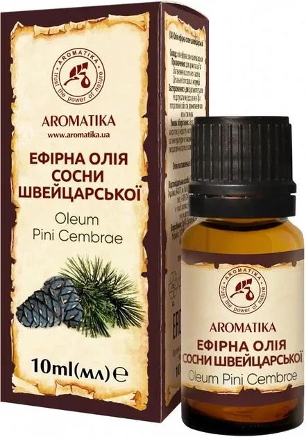 Олія ефірна Ароматика Сосни швейцарскої, 10 мл