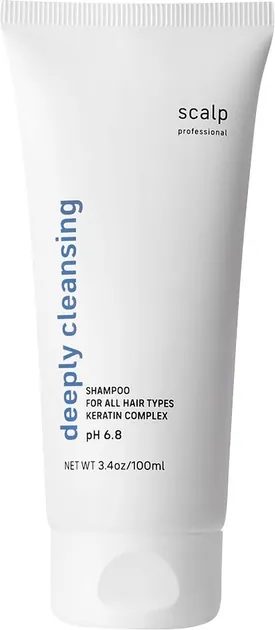 Шампунь Scalp Deeply Cleansing очищувальний з кератином та протеїнами, 100 мл