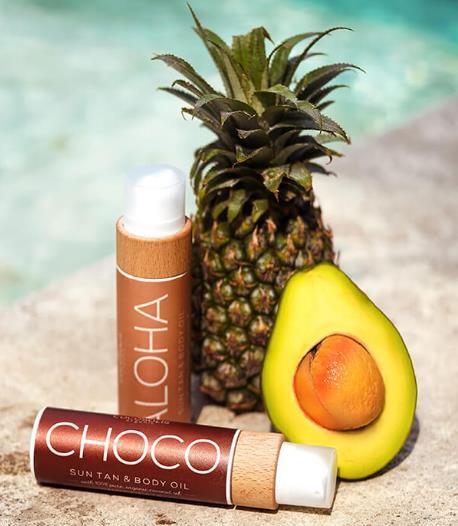 Масло для загара Cocosolis Choco Suntan & Body Oil аромат шоколада, 110 мл