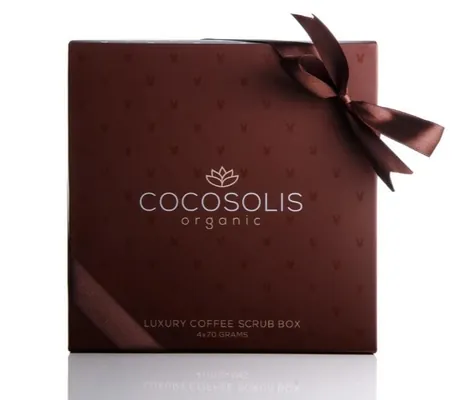 Скраб для тіла Cocosolis Luxury Coffee кавовий, набір (4 шт х 70 г), 280 г