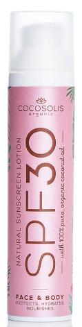 Солнцезащитный лосьон Cocosolis SPF30 Natural Sunscreen, 100 мл