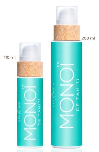 Масло для загара Cocosolis Monoi Suntan & Body Oil аромат экзотических цветов гардении из Таити, 110 мл