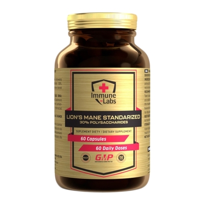 Львиная грива Immune Labs Lion's Mane 30% капсулы по 500 мг №60