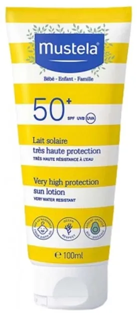 Лосьйон сонцезахисний Mustela Bebe SPF50+, 100 мл
